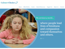 Tablet Screenshot of calmerchoice.org